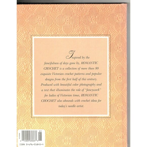 Better Homes and Gardens Romantic Crochet Hardcover 1991 Vintage Patterns - Picture 2 of 2